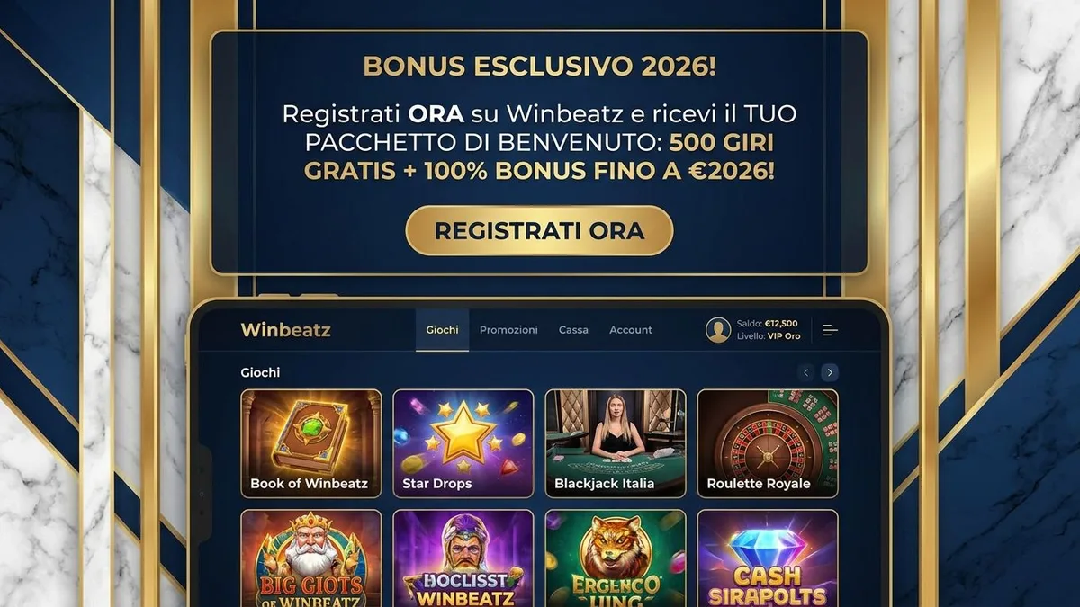 Registrazione con bonus Winbeatz